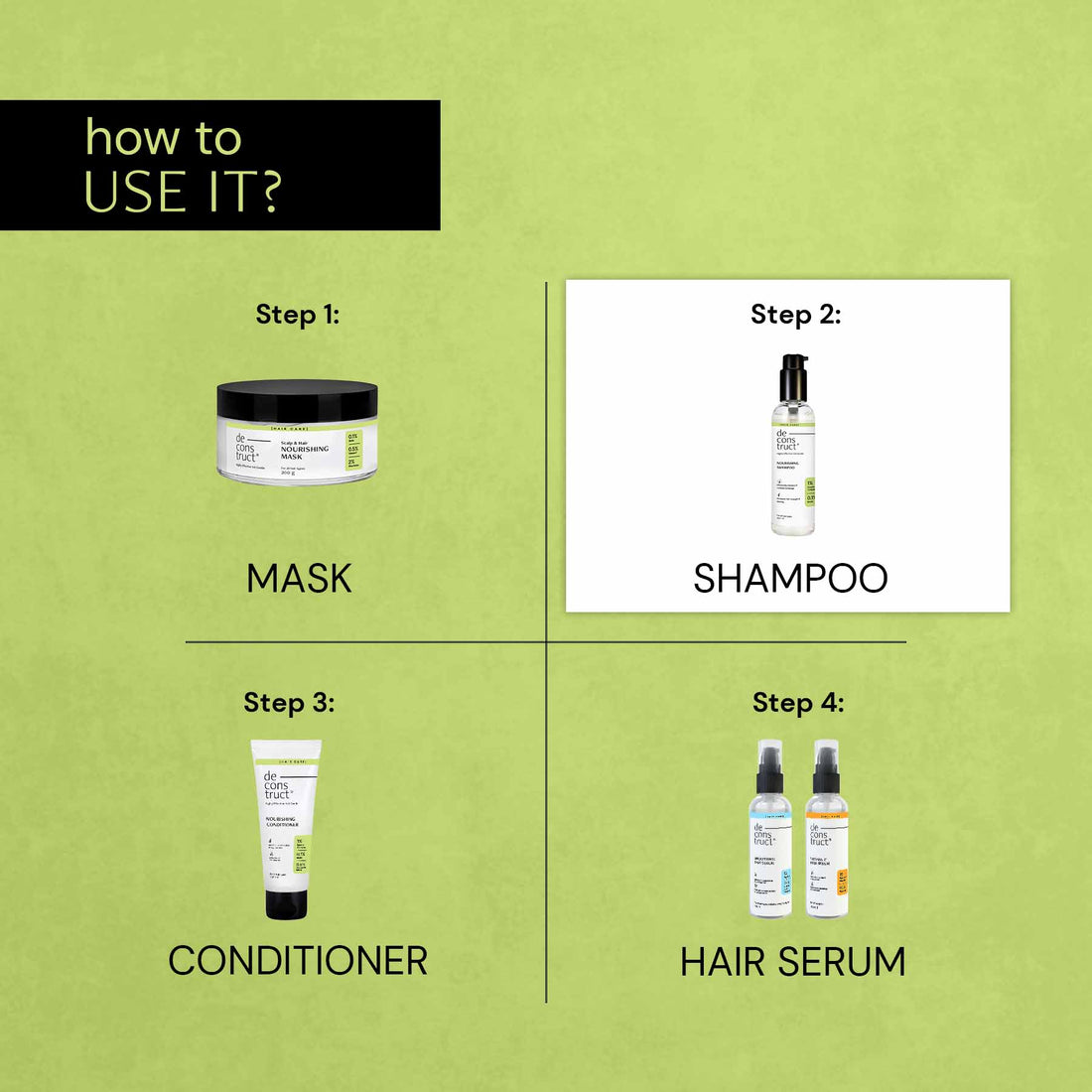 Deconstruct Nourishing Shampoo - 1% Keratin Complex + 0.1% Biotin