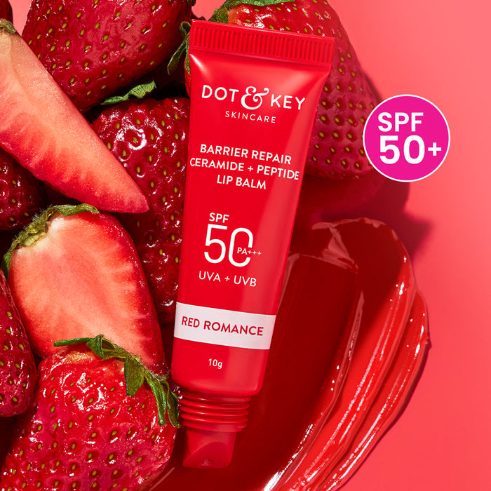 Dot & Key Dot & Key Ceramide + Peptide Lip Balm SPF 50 PA+++ (03Red Romance)