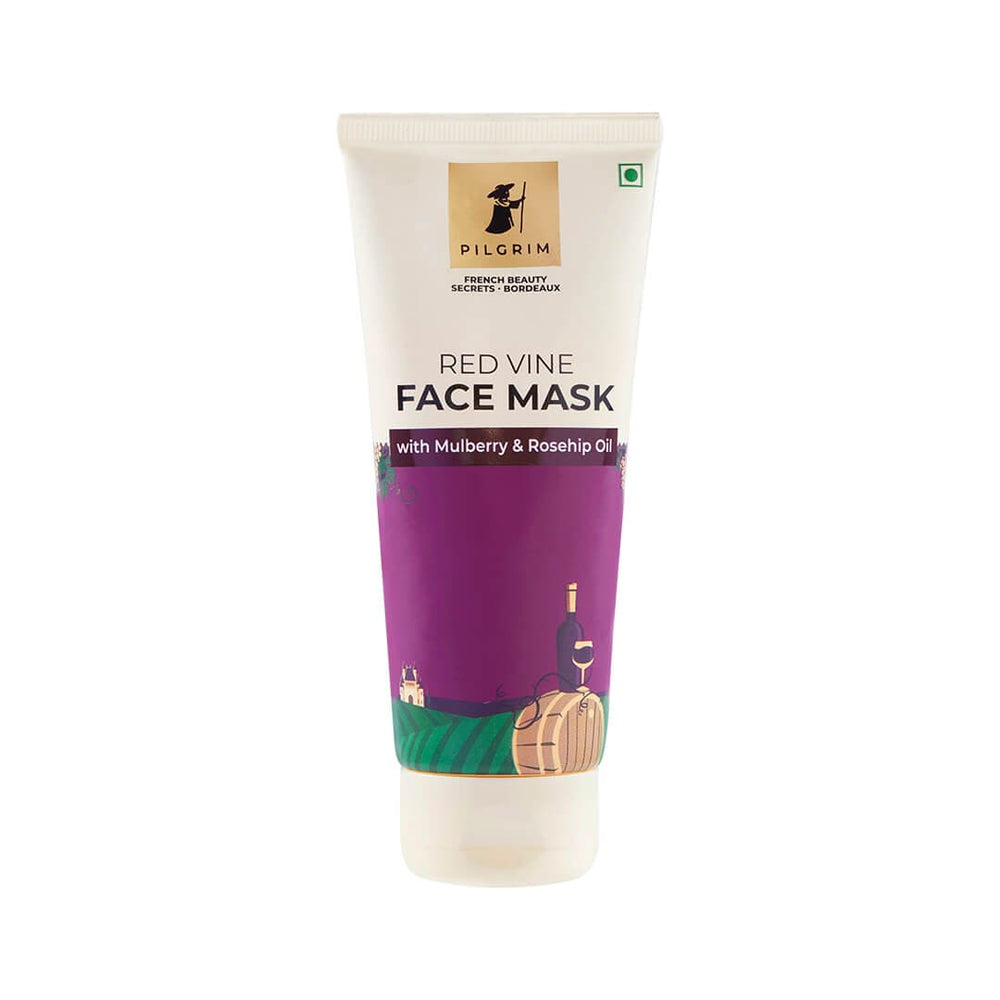 Pilgrim Red Vine Face Mask with Mulberry & Rosehip Oil
For Radiant Glowing Skin