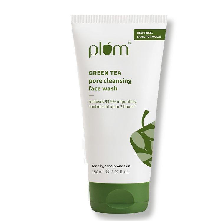 Plum Green Tea Pore Cleansing Gel Face Wash With Glycolic Acid (150ml)