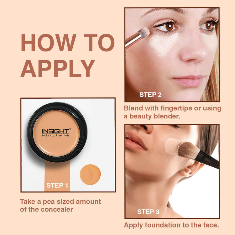Insight Cosmetics Concealer, Buildabe Coverage With Long Lasting Formula (01 Beige)