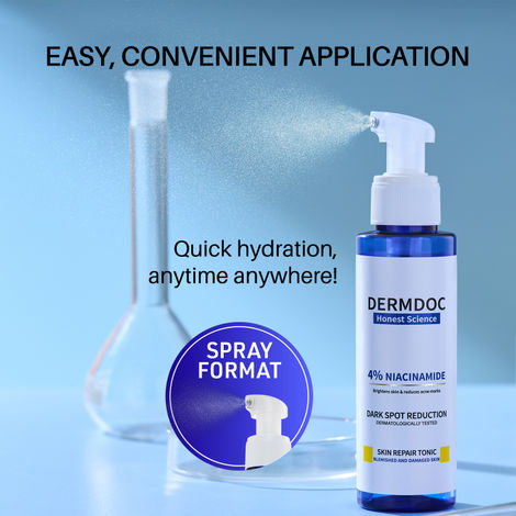 DERMDOC  4% Niacinamide Skin Repair Tonic Facial Spray (100 ml)