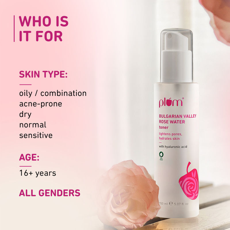Plum Bulgarian Valley Rose Water Toner (150 ml)