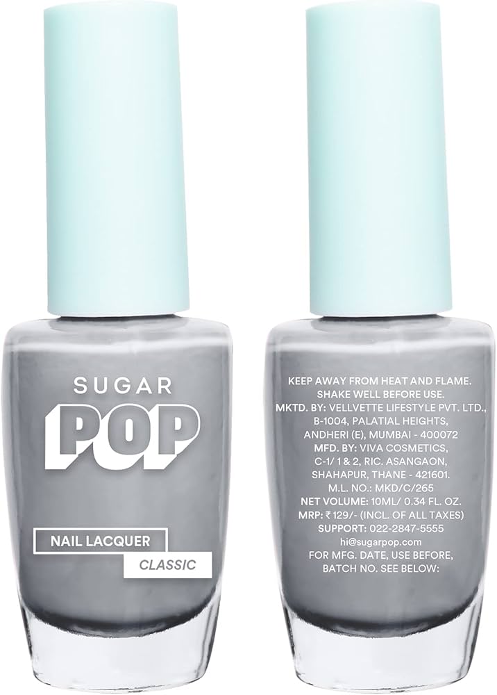 SUGAR POP Nail Lacquer (20 Silver Crown)