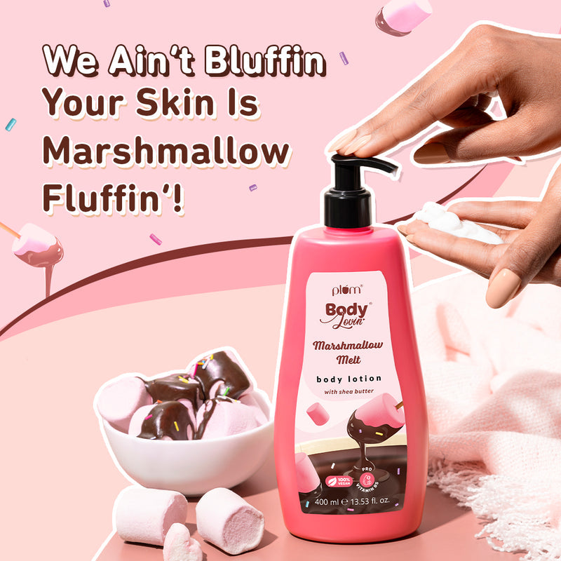 Plum Marshmallow Melt Body Lotion (400ml)