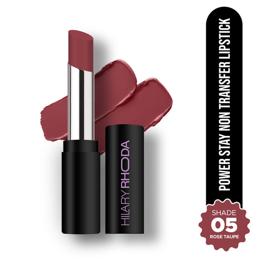 Hilary Rhoda Power Stay Non Transfer Lipstick (Rose Taupe 05)