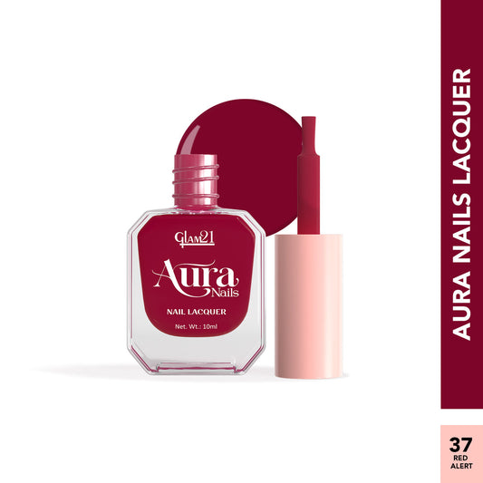 Glam21 Aura - Nail Lacquer (37Red Alert)