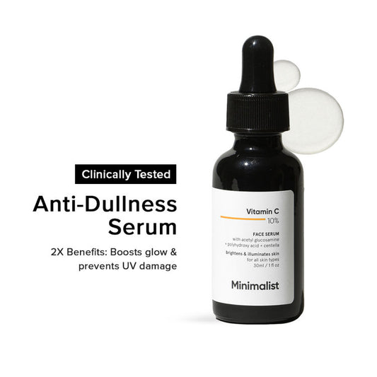 Minimalist 10% Vitamin C Serum For Face For Glowing Skin
(30ml)