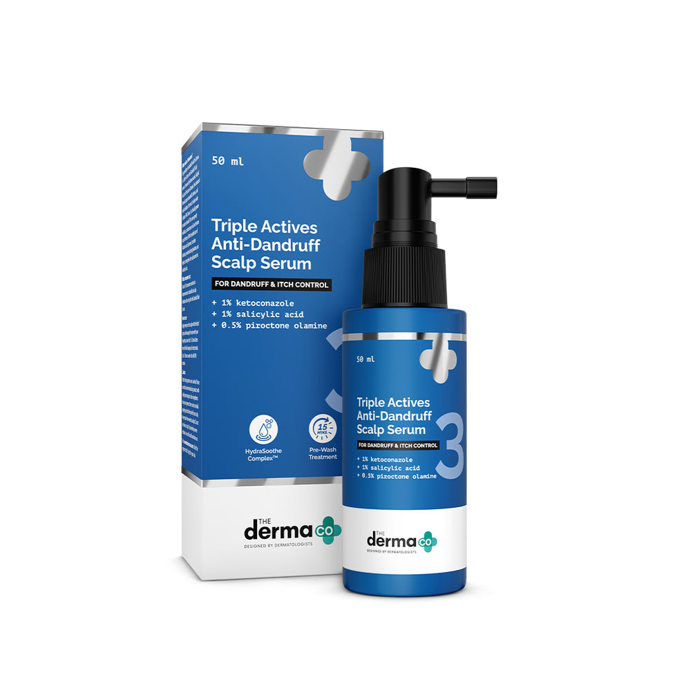 The Derma Co Triple Actives Anti-Dandruff Scalp Serum - 50ml