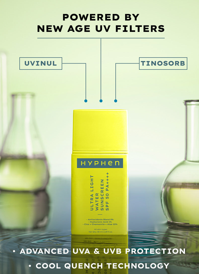 Hyphen Ultra light water sunscreen spf 50 pa ++++ | 50 ml
