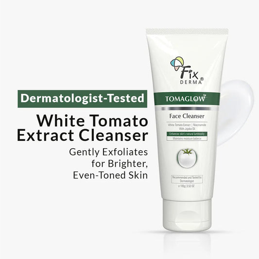 Fixderma Tomaglow Brightening Face Cleanser | Gently Cleanses and Brightens the Skin /100g