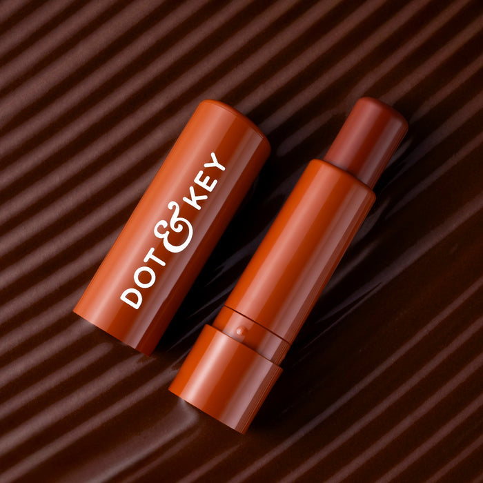 Dot & Key SPF 50+ Barrier Repair Hydrating Lip Balm (Cocoa Nude - Medium Tinted)