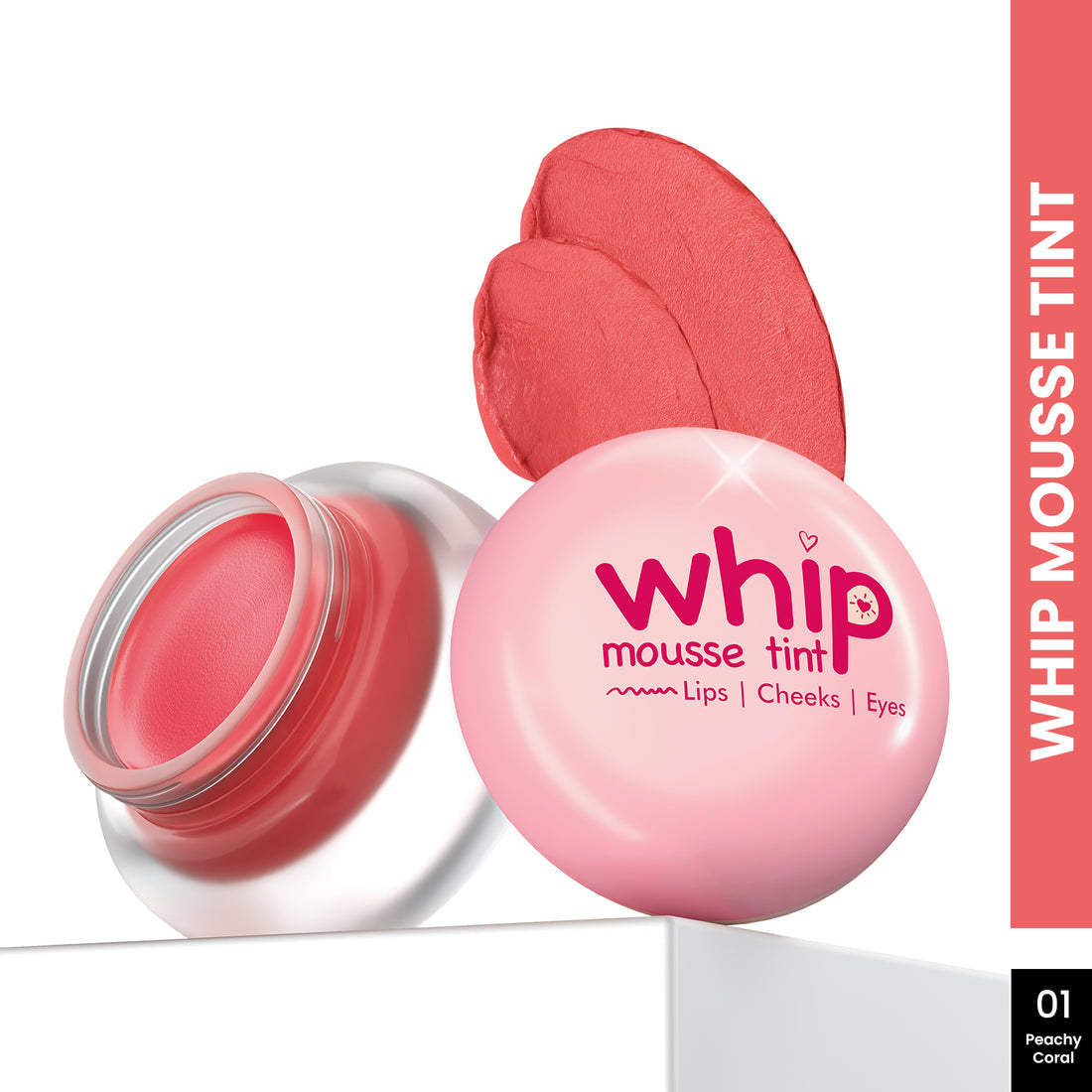 Glam21 Whip Mousse Tint (01 Peachy Coral)