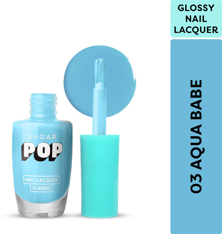 SUGAR POP Nail Lacquer (03 Aqua Babe)
