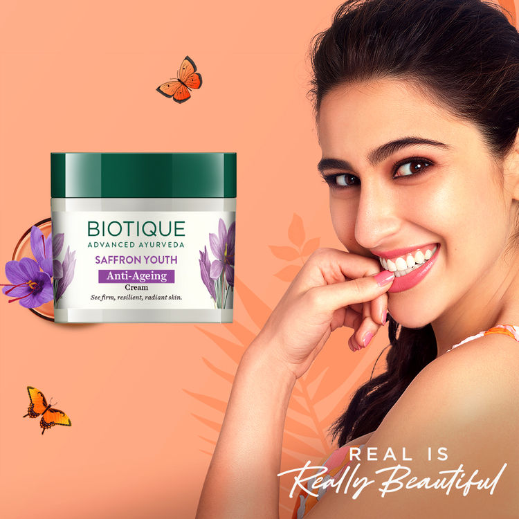Biotique Saffron Youth Anti-Ageing Cream (50gm)