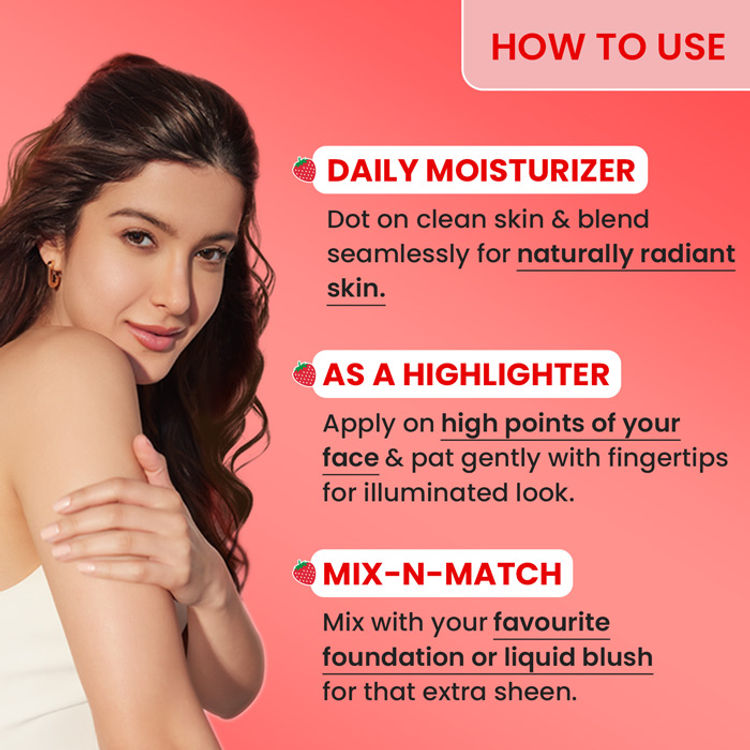 Dot & Key Strawberry Dew In-The-Spotlight Strobe Illuminating Cream + Moisturizer With Hyaluronic Pearl Pink
(30ml)