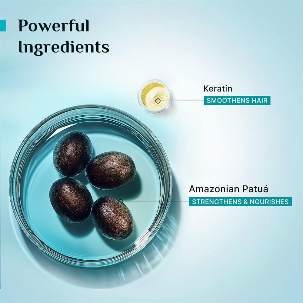 Pilgrim Patuá & Keratin Smoothening Hair Mask
Experience Strong, Healthy & Shiny Hair
