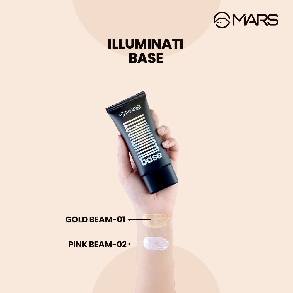 Mars Illuminati Base | Strobe Cream, 45ml (Pink Beam-02)