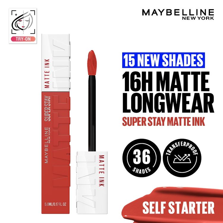 Maybelline Super Stay Matte Ink Liquid Lipstick(130 Self Starter)