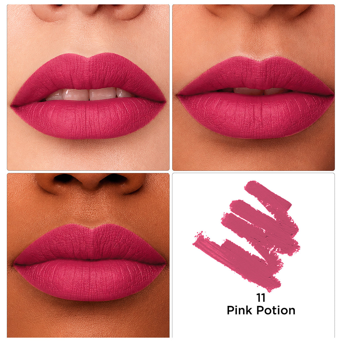Glam21 Lip Talk Ceramide Lipstick / 11 Pink Potion