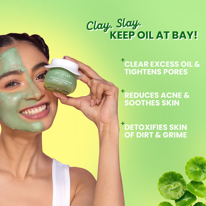Dot & Key Cica & Salicylic French Green Clay Face Mask (85g)