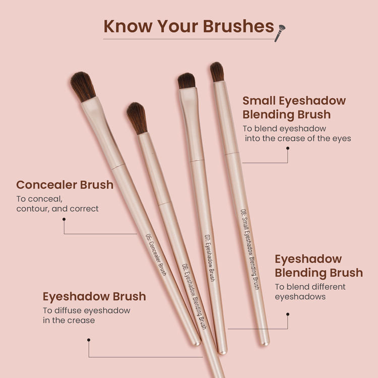 Swiss Beauty
Heartistry Makeup Brush Set Of 12 For Face, Eyes & Lips (12pcs)