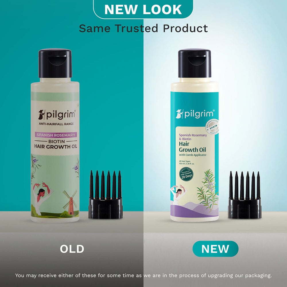Pilgrim Spanish Rosemary & Biotin Hair Growth Oil
Get Faster Hair Growth