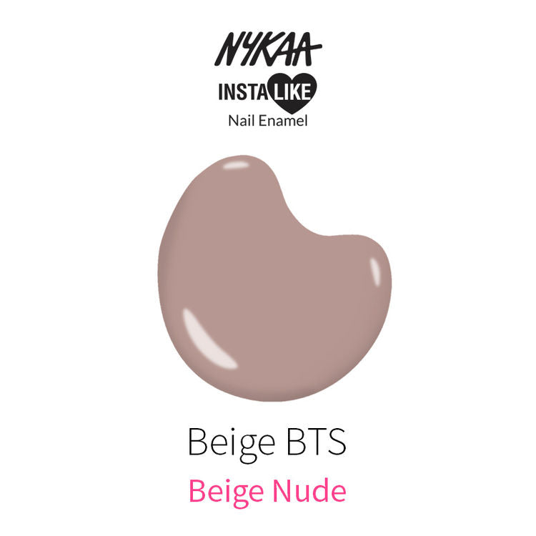 Nykaa InstaLike Long Lasting Nail Enamel - Beige BTS 350
(9ml)