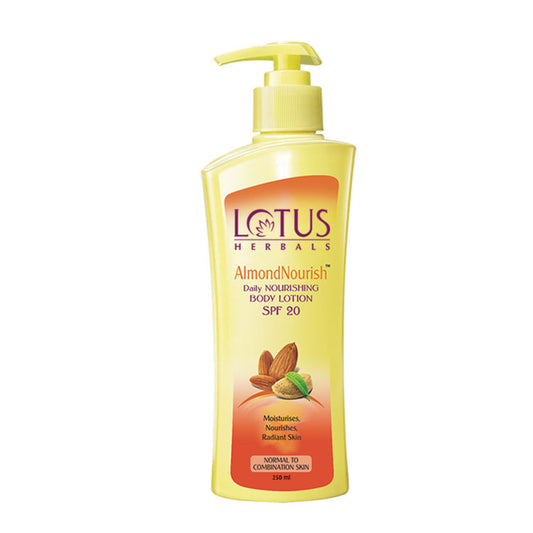 Lotus Herbals Almond Nourish Daily Nourishing Body Lotion SPF 20 (250ml)