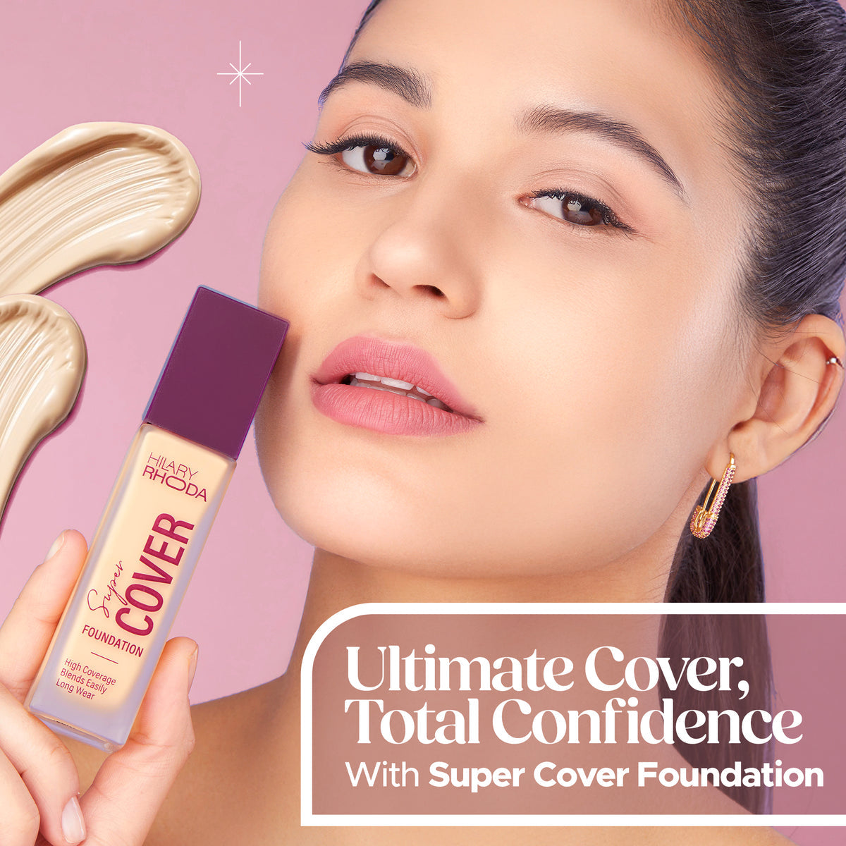 Hilary Rhoda Super Cover Foundation (Shell White 01)