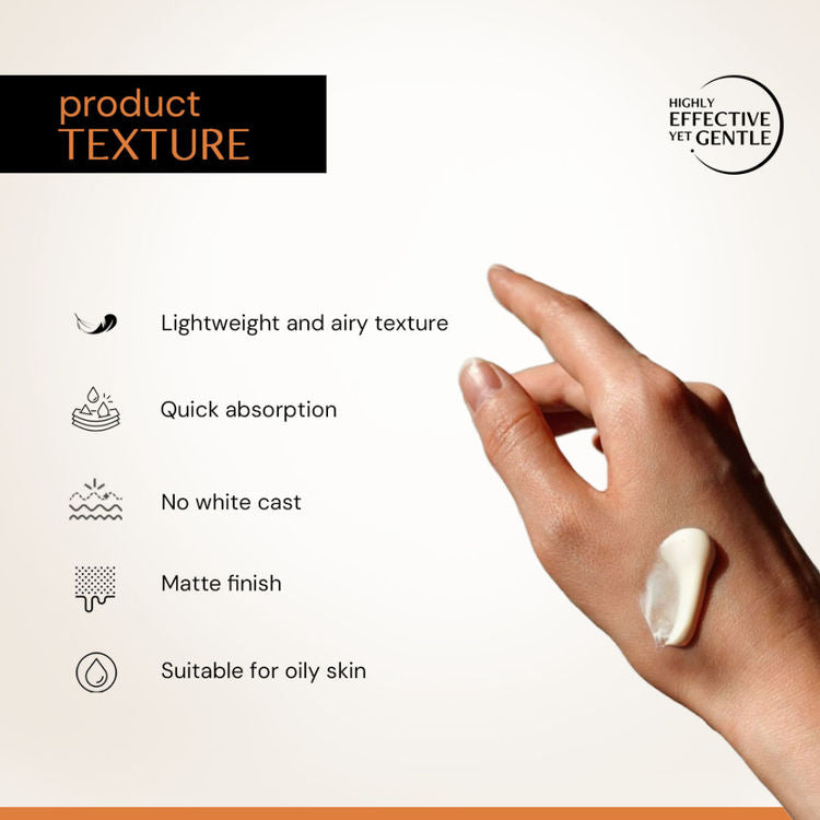 Deconstruct 5% Vitamin C Gel Sunscreen In Vivo Tested SPF 50 PA+++
(50g)
