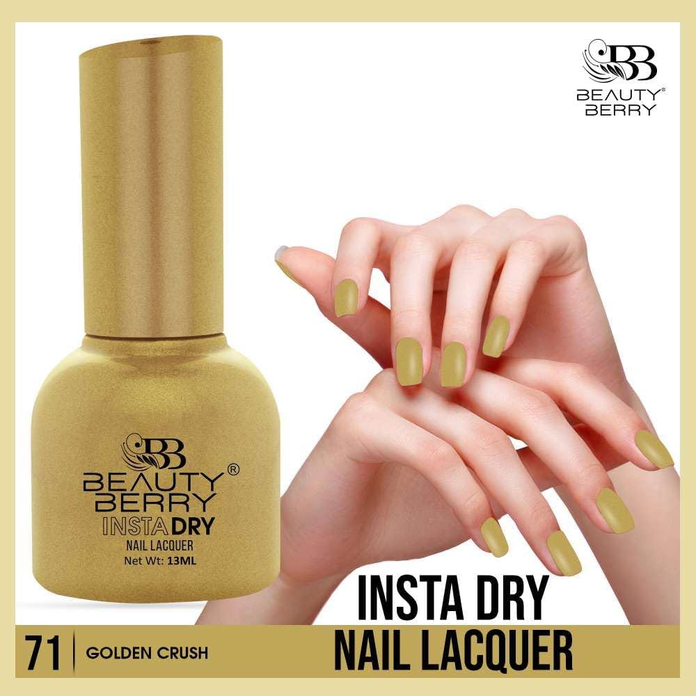 Beauty Berry Insta Dry Nail Lacquer (GOLDEN CRUSH-71)