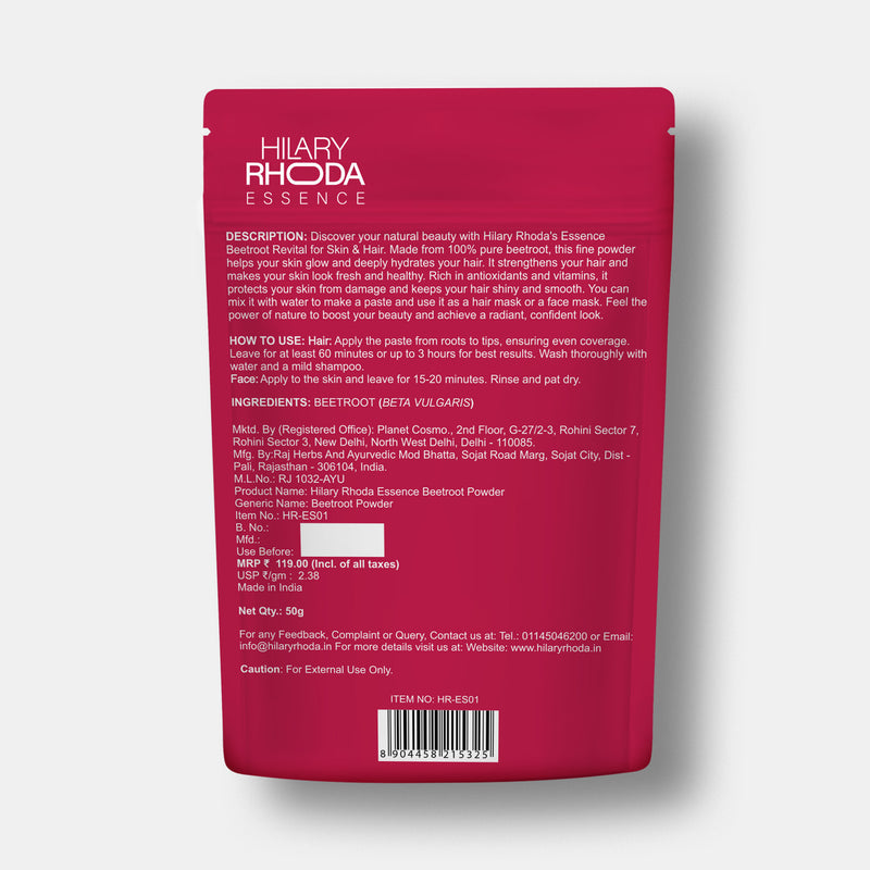 Hilary Rhoda Essence Beetroot Powder For Skin & Hair 50g