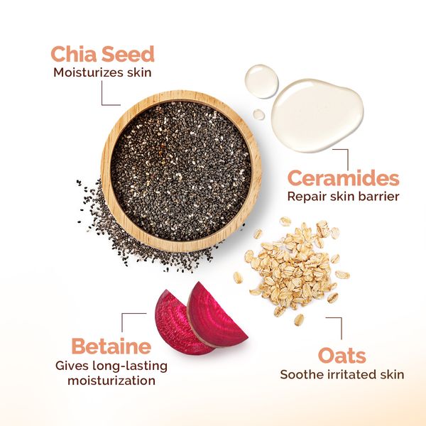 Mamaearth Chia Calming Moisturizer with Chia Seed & Ceramides for Healthy Skin Barrier - 80g