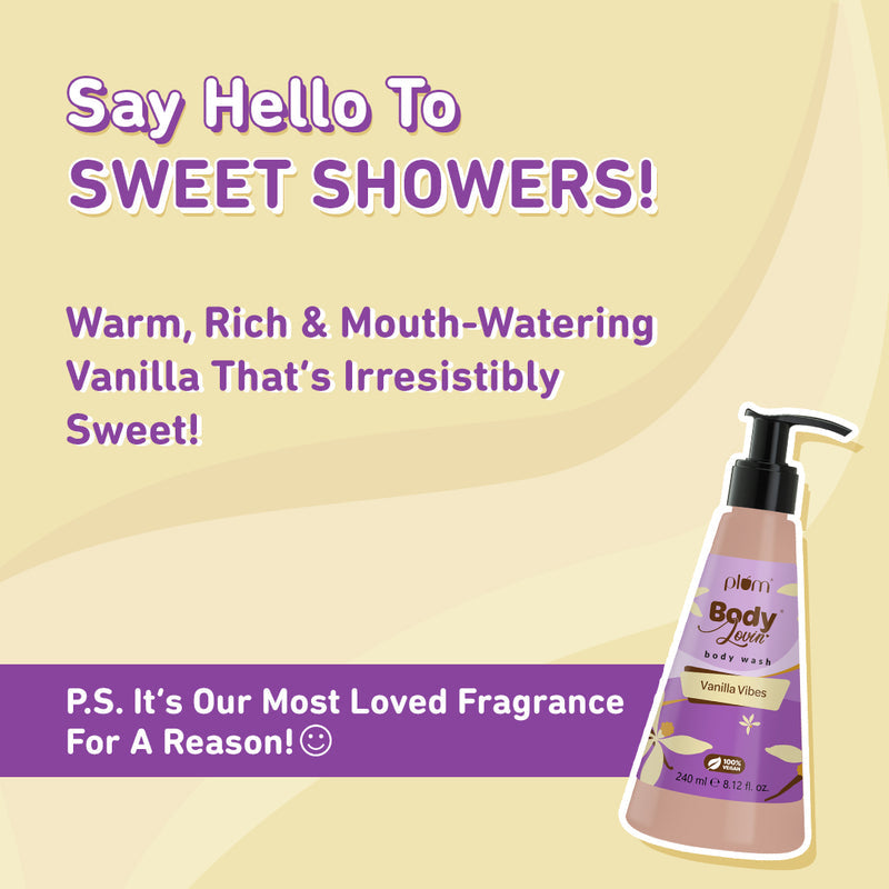 Plum Vanilla Vibes Body Wash (240ml)