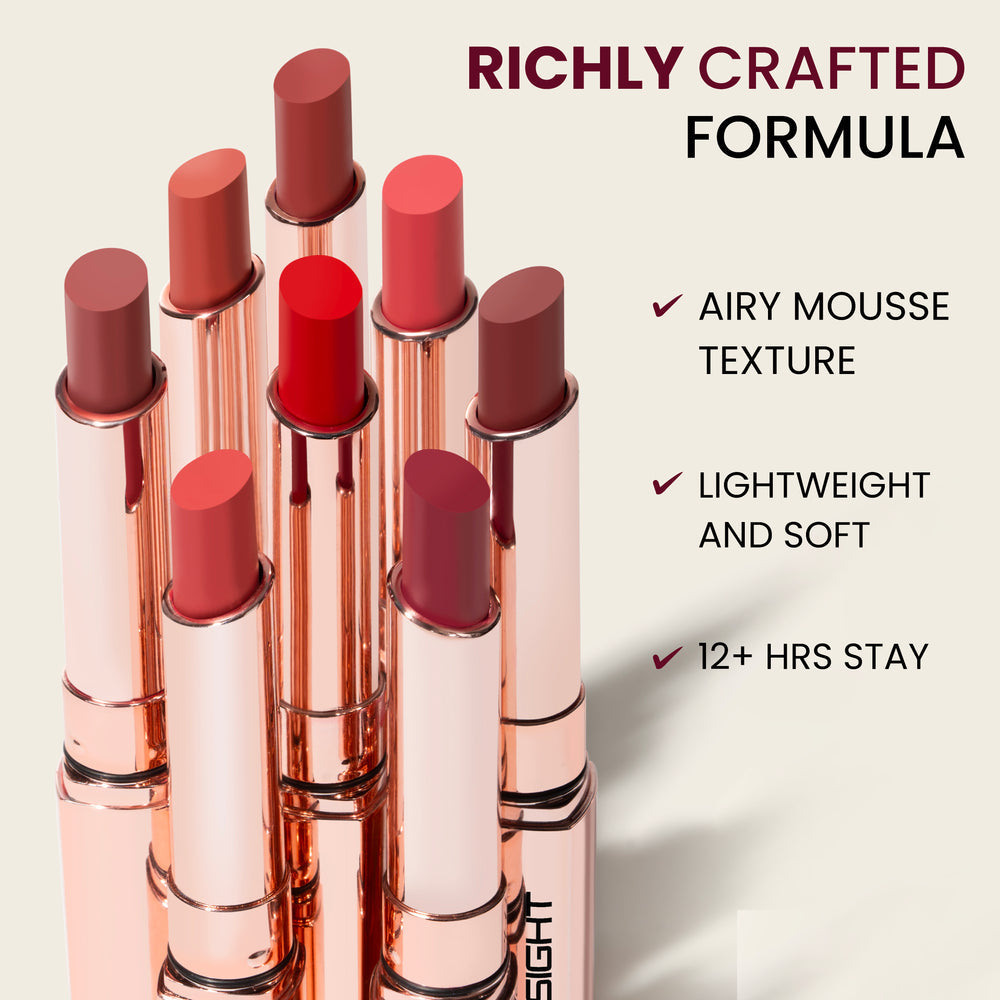 Insight Cosmetics mousse Lipstick (08Rum Cake)