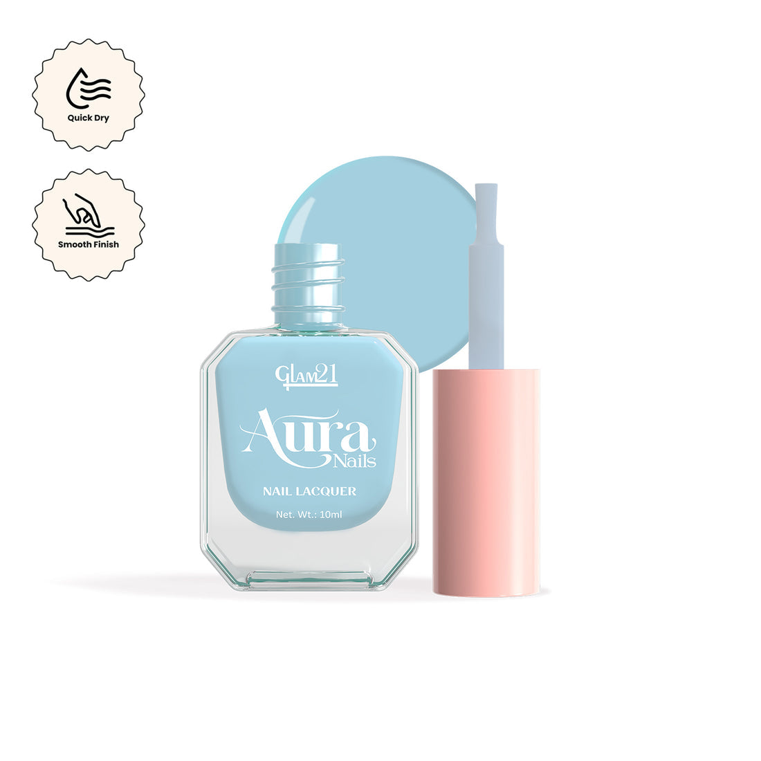Glam21 Aura - Nail Lacquer (40Baby Blue)