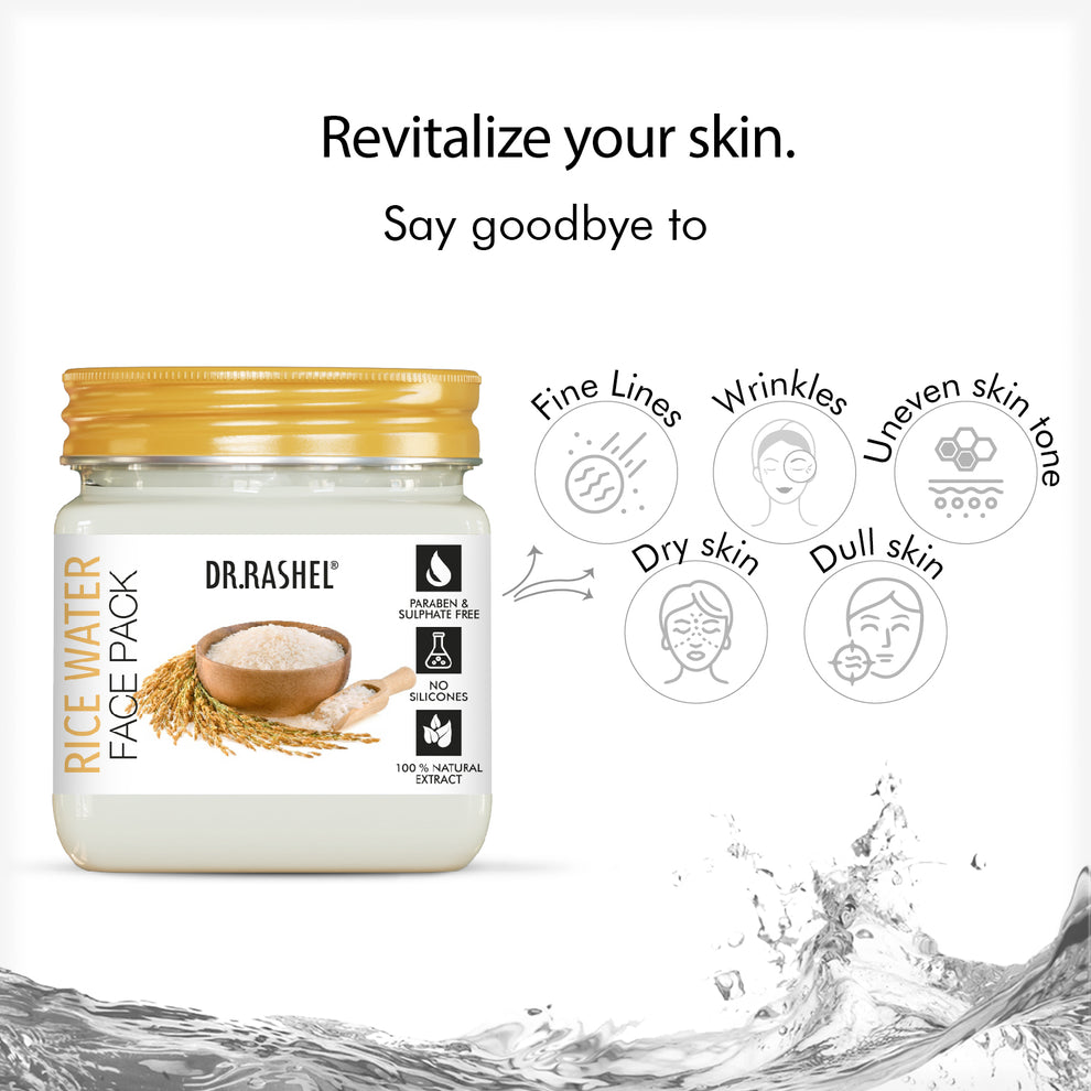 Dr Rashel Rice Water Face Pack - 380 ml