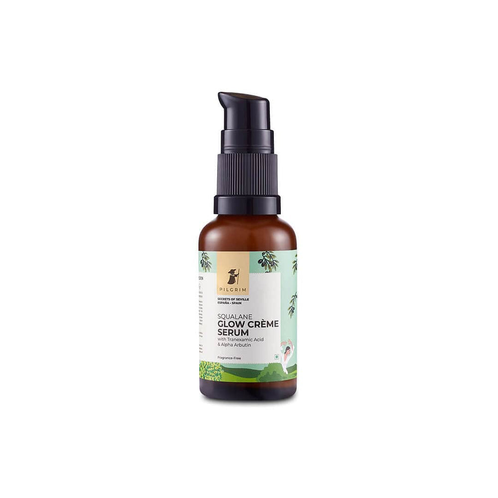 Pilgrim Squalane Glow Crème Serum 3% Tranexamic Acid, 1% Alpha Arbutin, 4% Niacinamide For Radiance