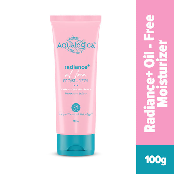 Aqualogica Radiance+ Oil Free Moisturizer with Watermelon & Niacinamide for Radiant Skin - 100g