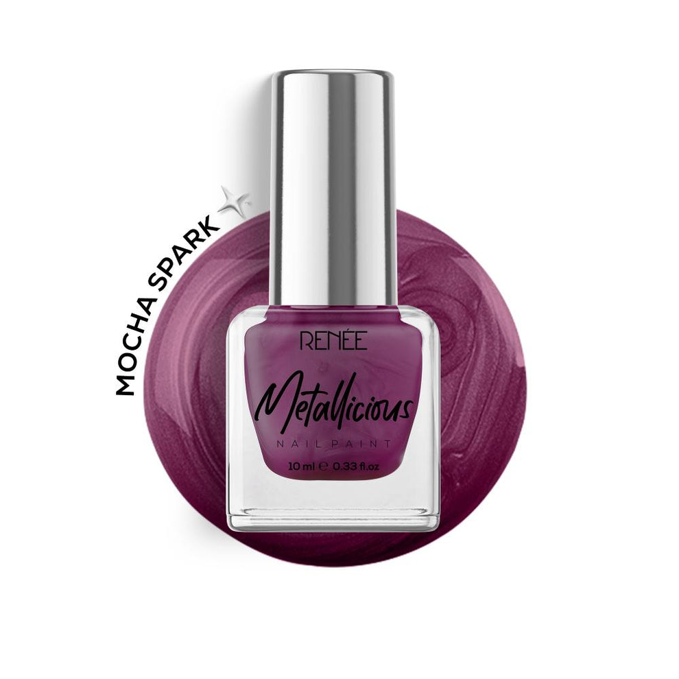 RENEE Metallicious Nail Paint (19 Mocha Spark)