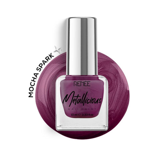 RENEE Metallicious Nail Paint (19 Mocha Spark)