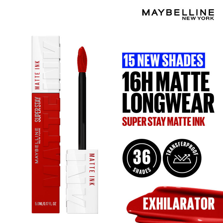 Maybelline Super Stay Matte Ink Liquid Lipstick(Exhilarator)