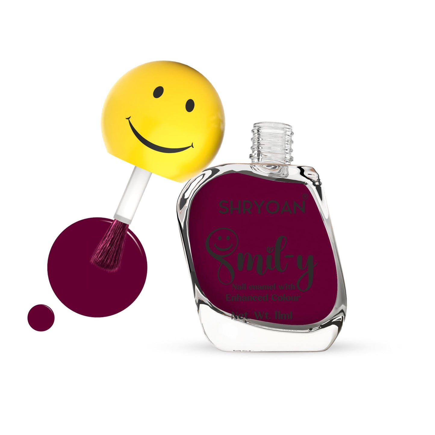 Shryoan Ultra Glossy Nail Paint(Blackberry)