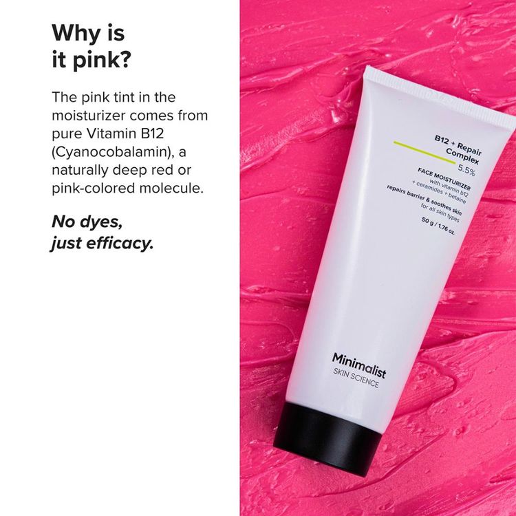 Minimalist B12 + Repair Complex 5.5% Face Moisturizer
(50g)