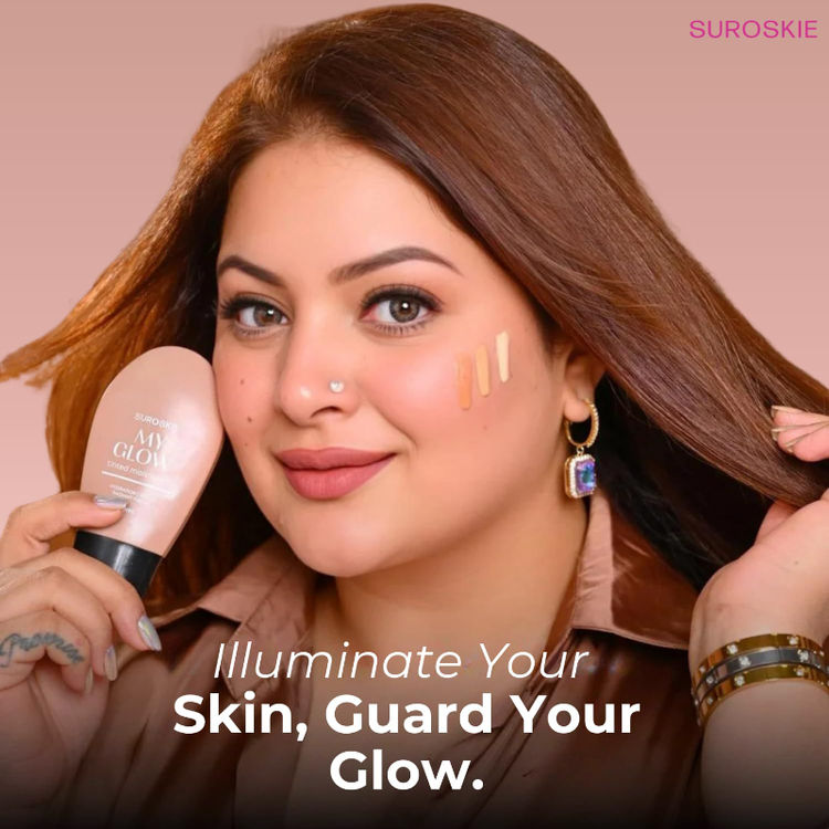 SUROSKIE My Glow All In One Tinted Sunscreen Glowy Finish Light Shade (60ml)
