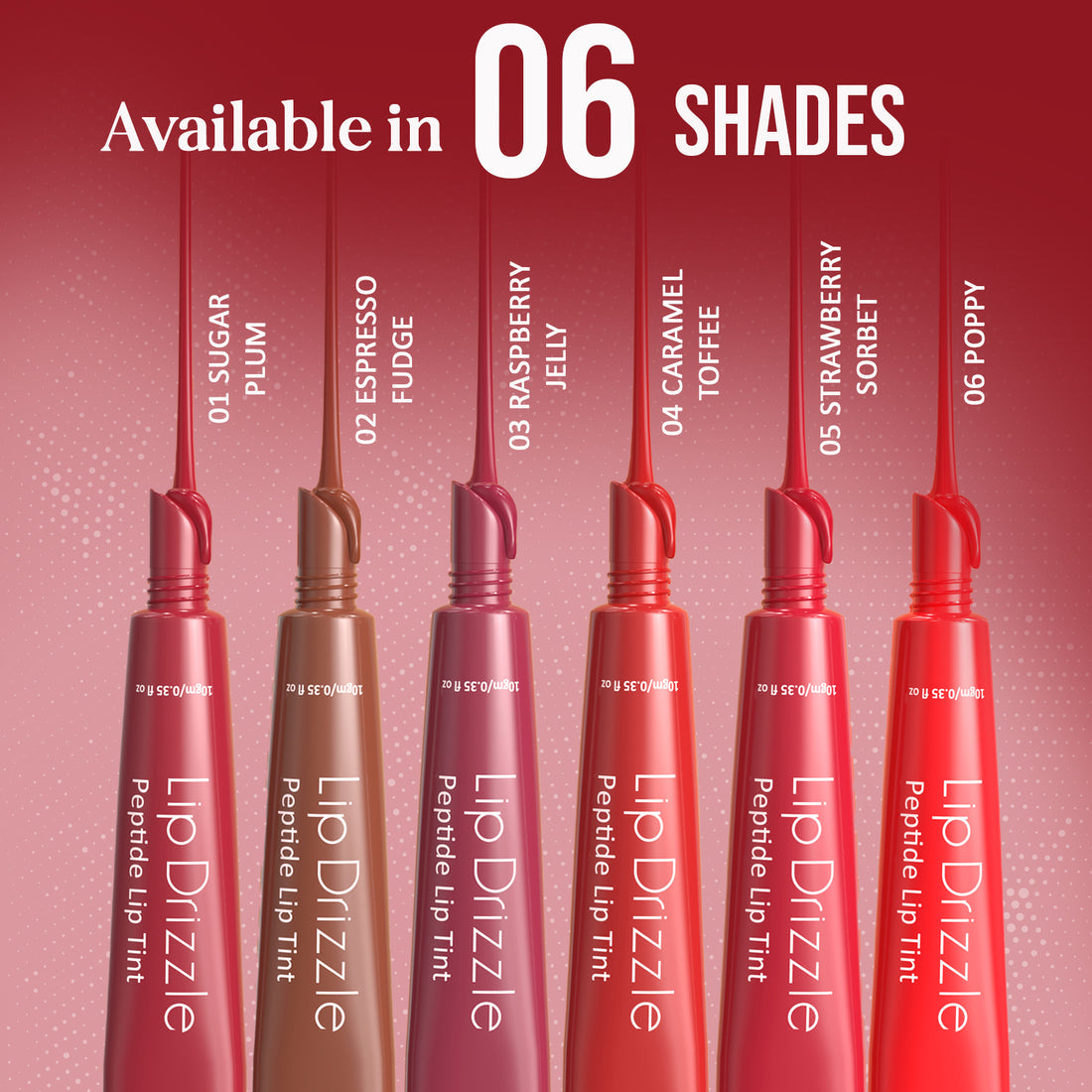 Glam21 Lip Drizzle Peptide Lip Tint (01 Sugar Plum)