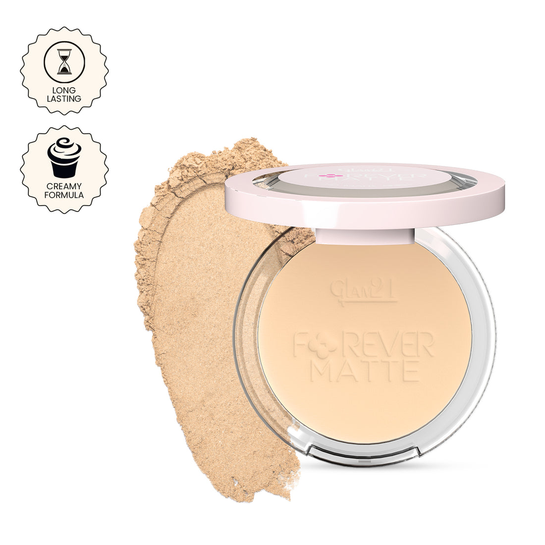 Glam21 Forever Matte Compact (03Beige)