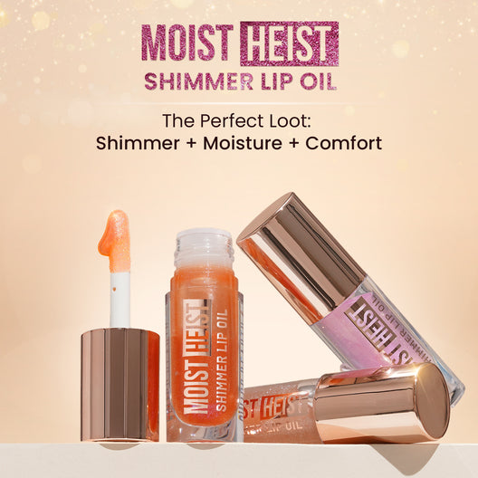 Swiss Beauty Moist Heist Shimmer Lip Oil 01(Nude Flash)