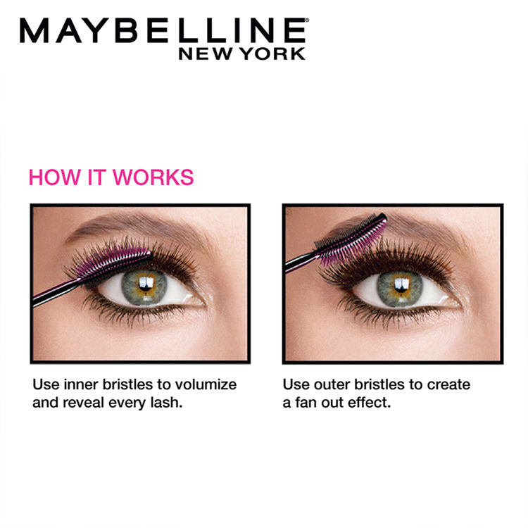 Maybelline Lash Sensational Full Fan Effect Waterproof Mascara  (Black)